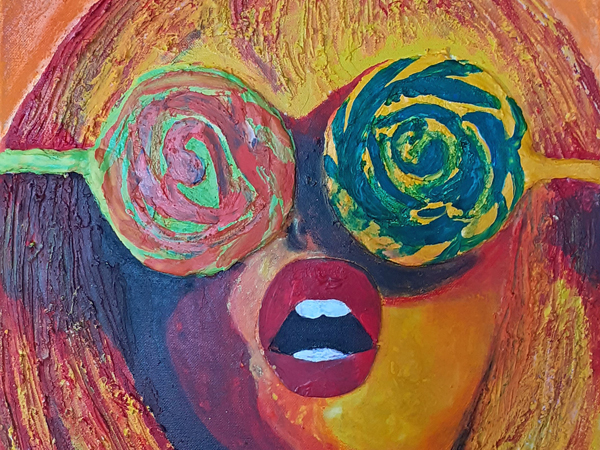  Quadri Pop Art di Carla Bertoli - LOLLIPOP - Tecnica Mista 40x50 - 2020